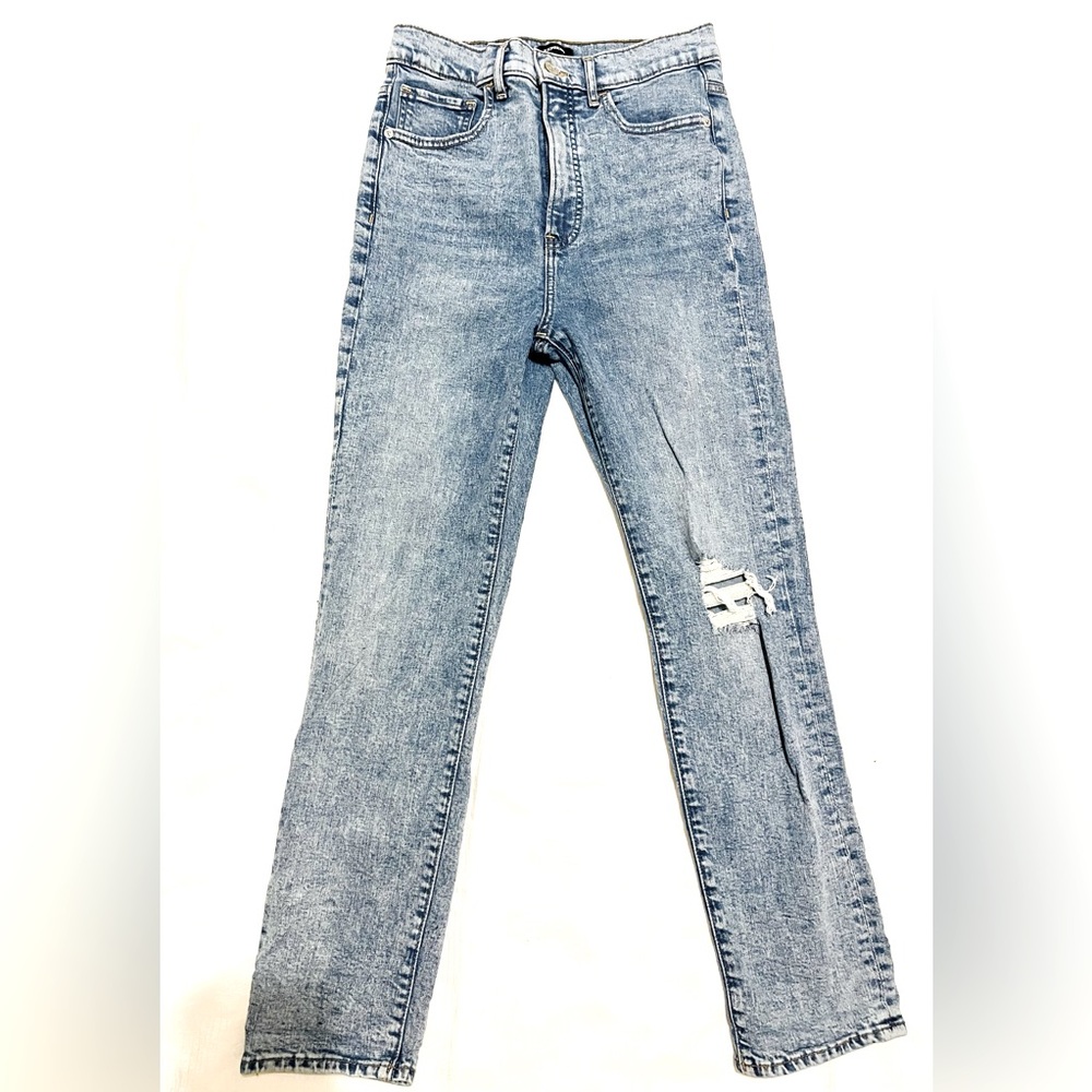 Express Slim Super High Rise Jeans 6R modern straight leg